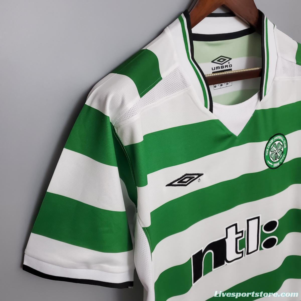 Retro 01/03 Celtic home Soccer Jersey