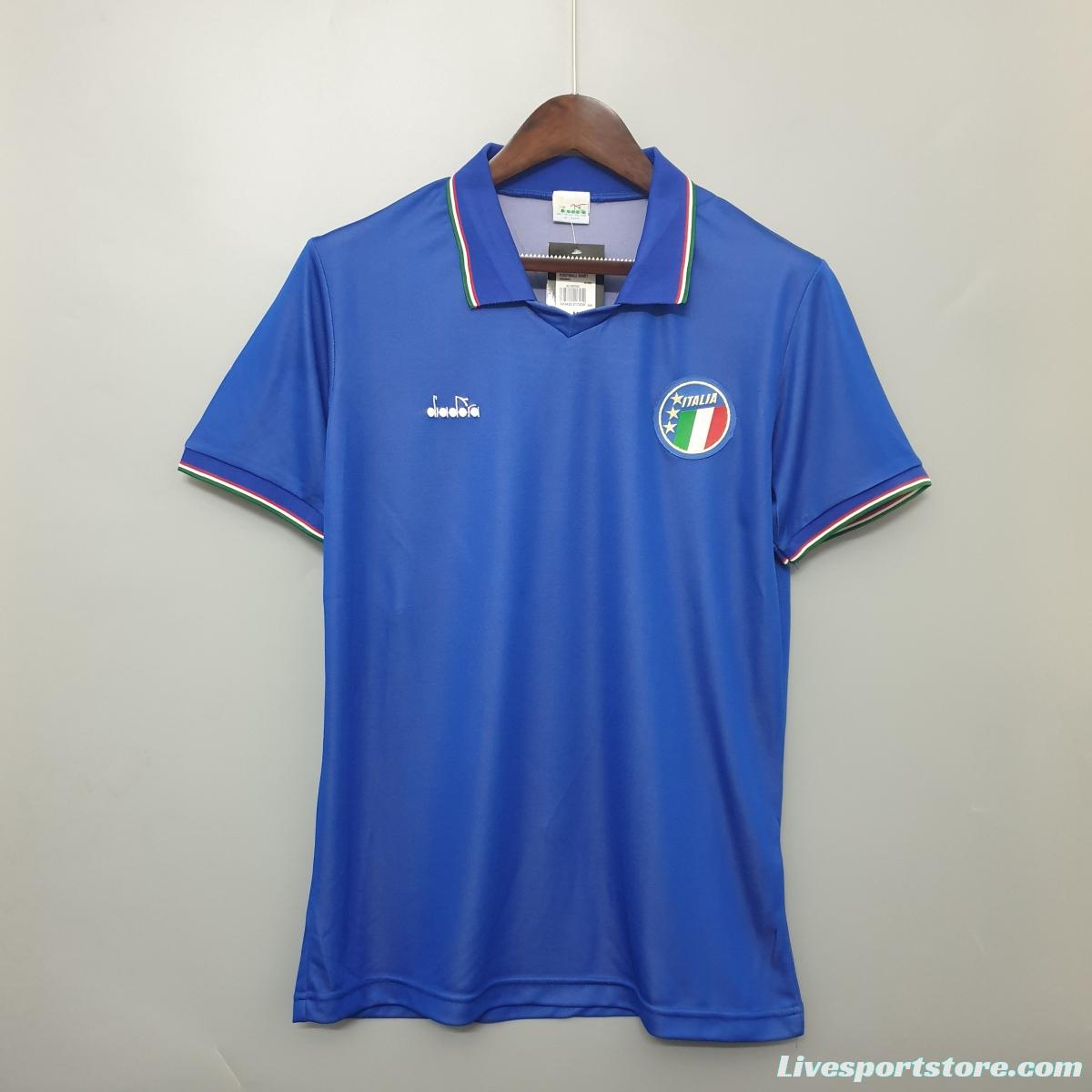 retro shirt Italy 1990 home Soccer Jersey