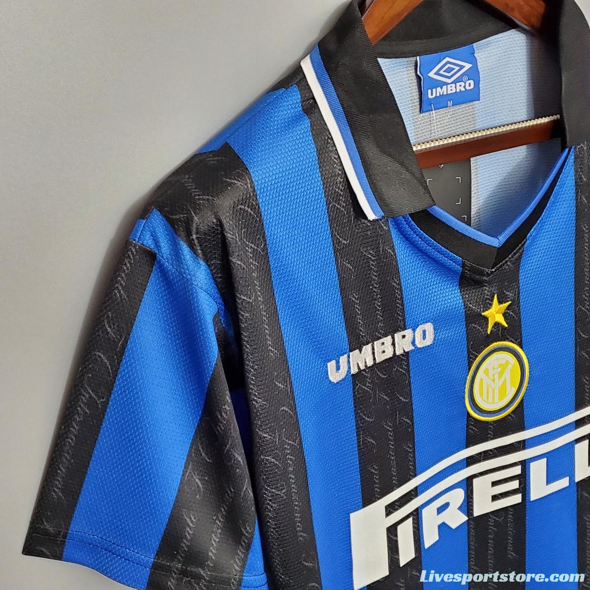 Retro 97/98 Inter Milan home Soccer Jersey