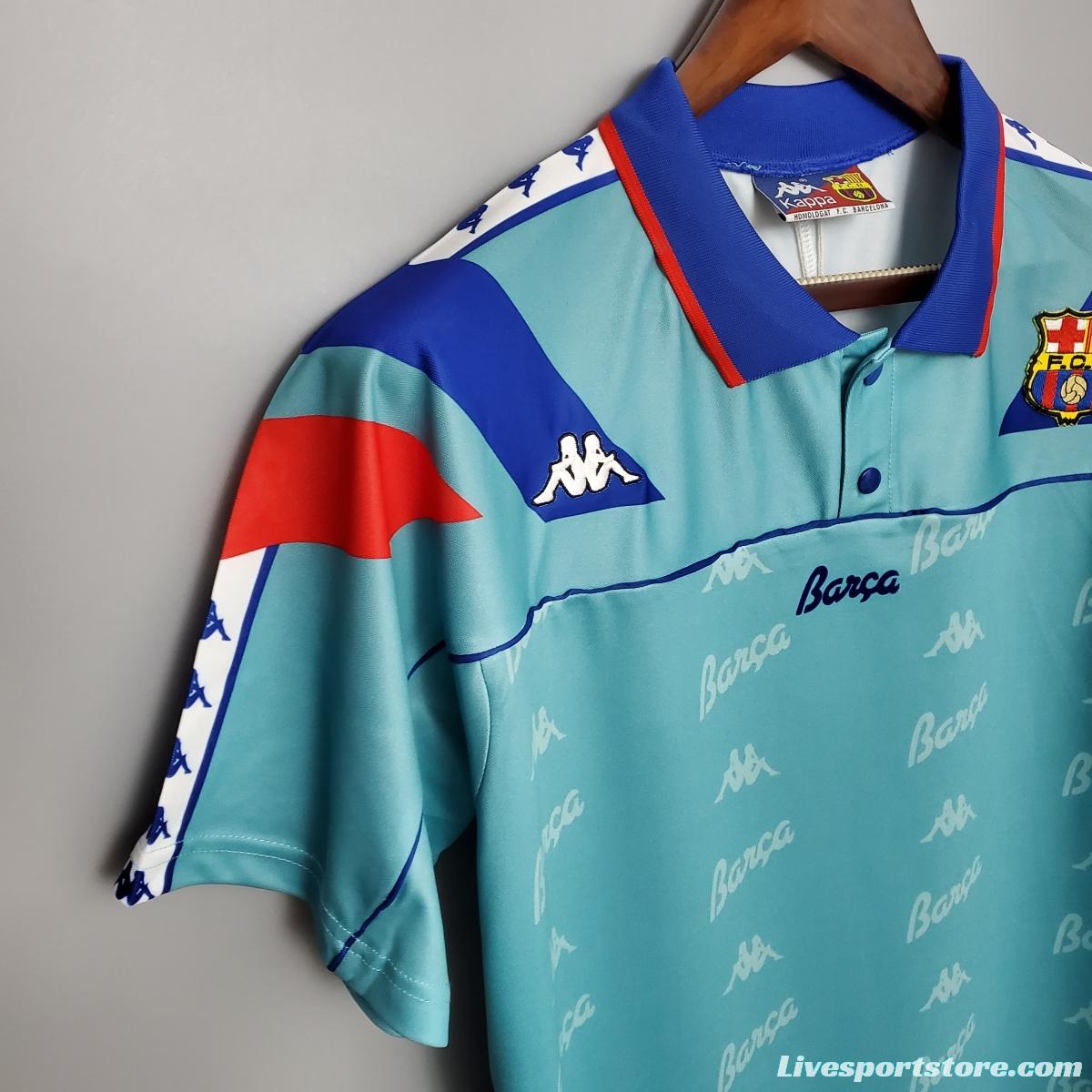 Retro 92/95 Barcelona away Soccer Jersey