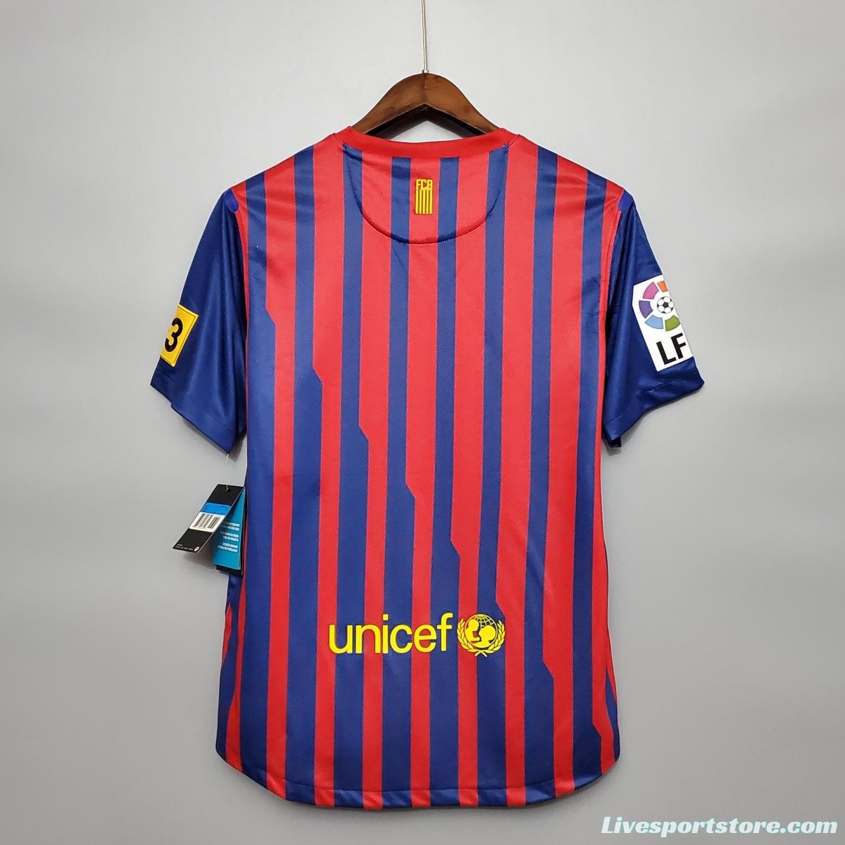 Retro Barcelona 11/12 home Soccer Jersey