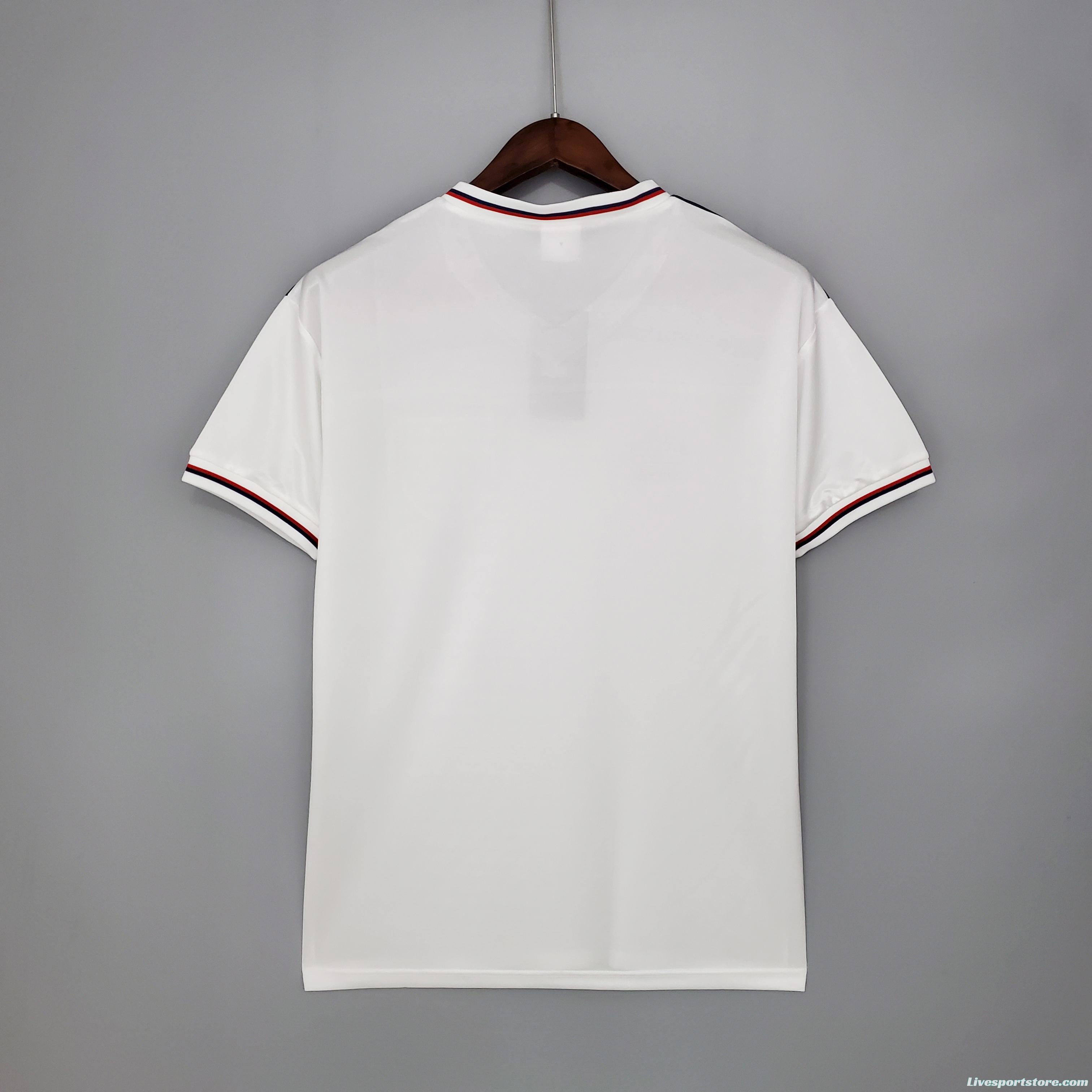 Retro 1982 England home Soccer Jersey