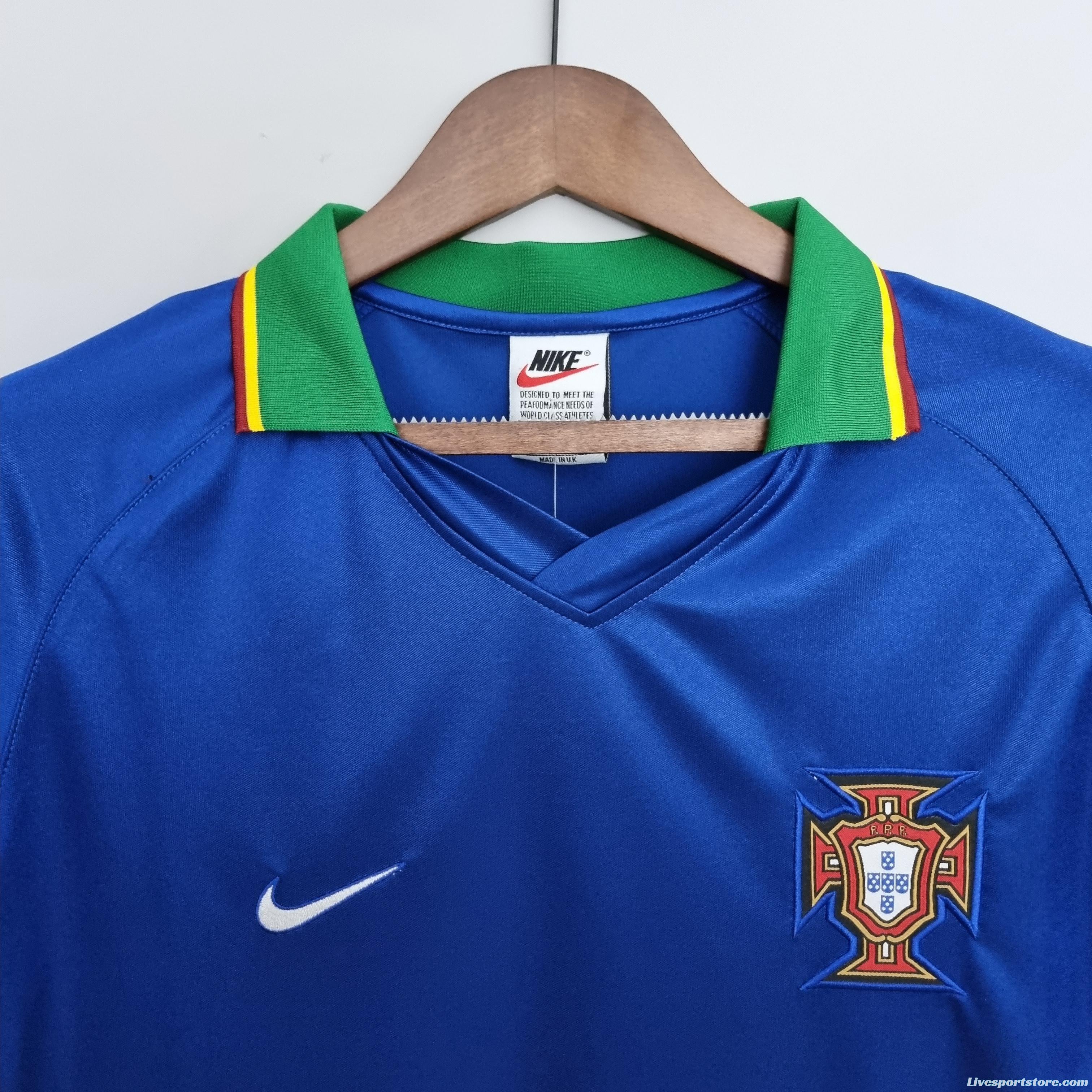 Retro 1998 Portugal away Soccer Jersey