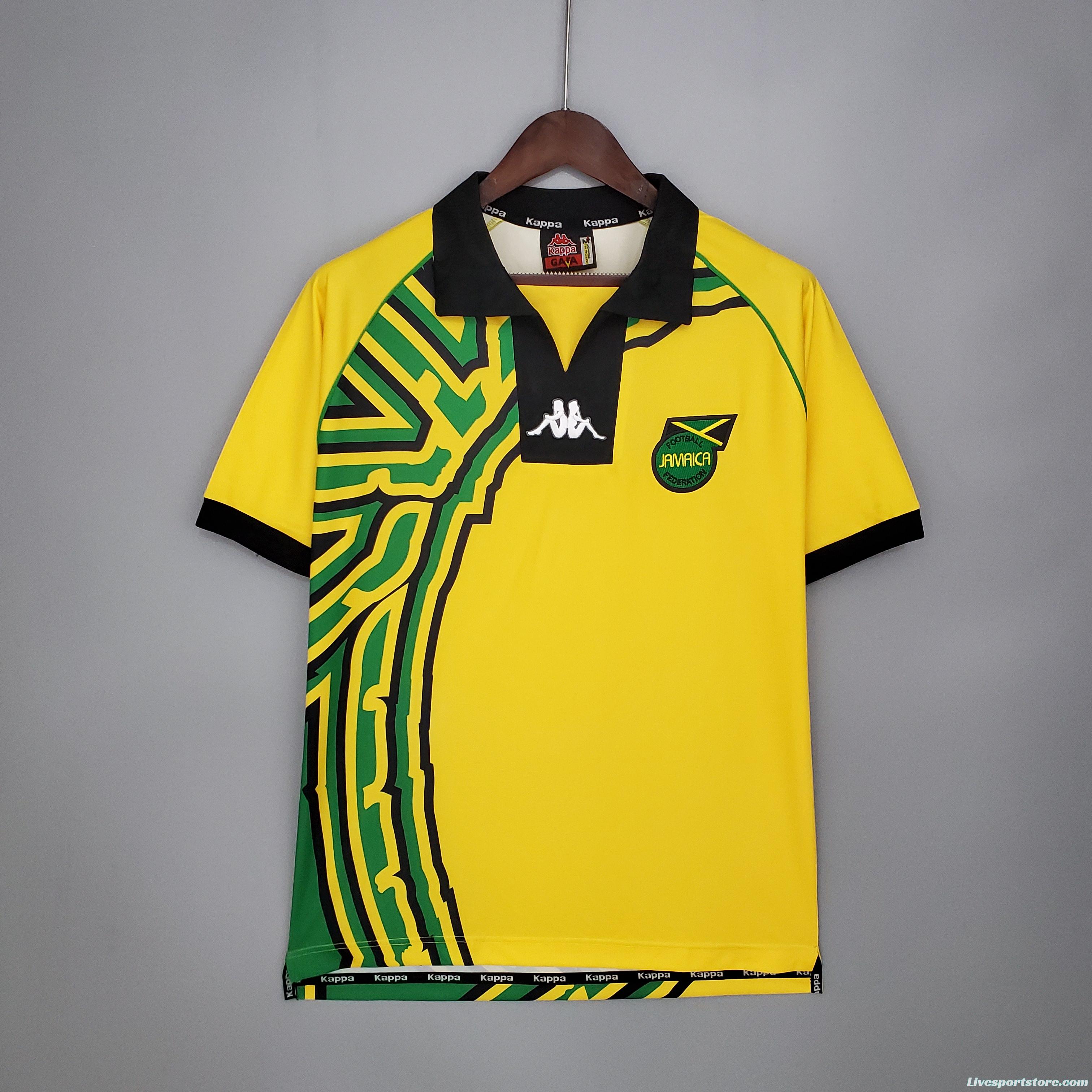 Retro Jamaica 1998 home Soccer Jersey