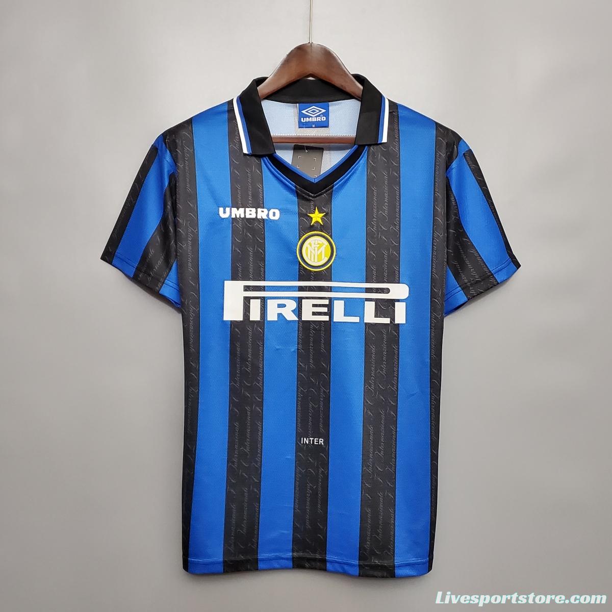 Retro 97/98 Inter Milan home Soccer Jersey