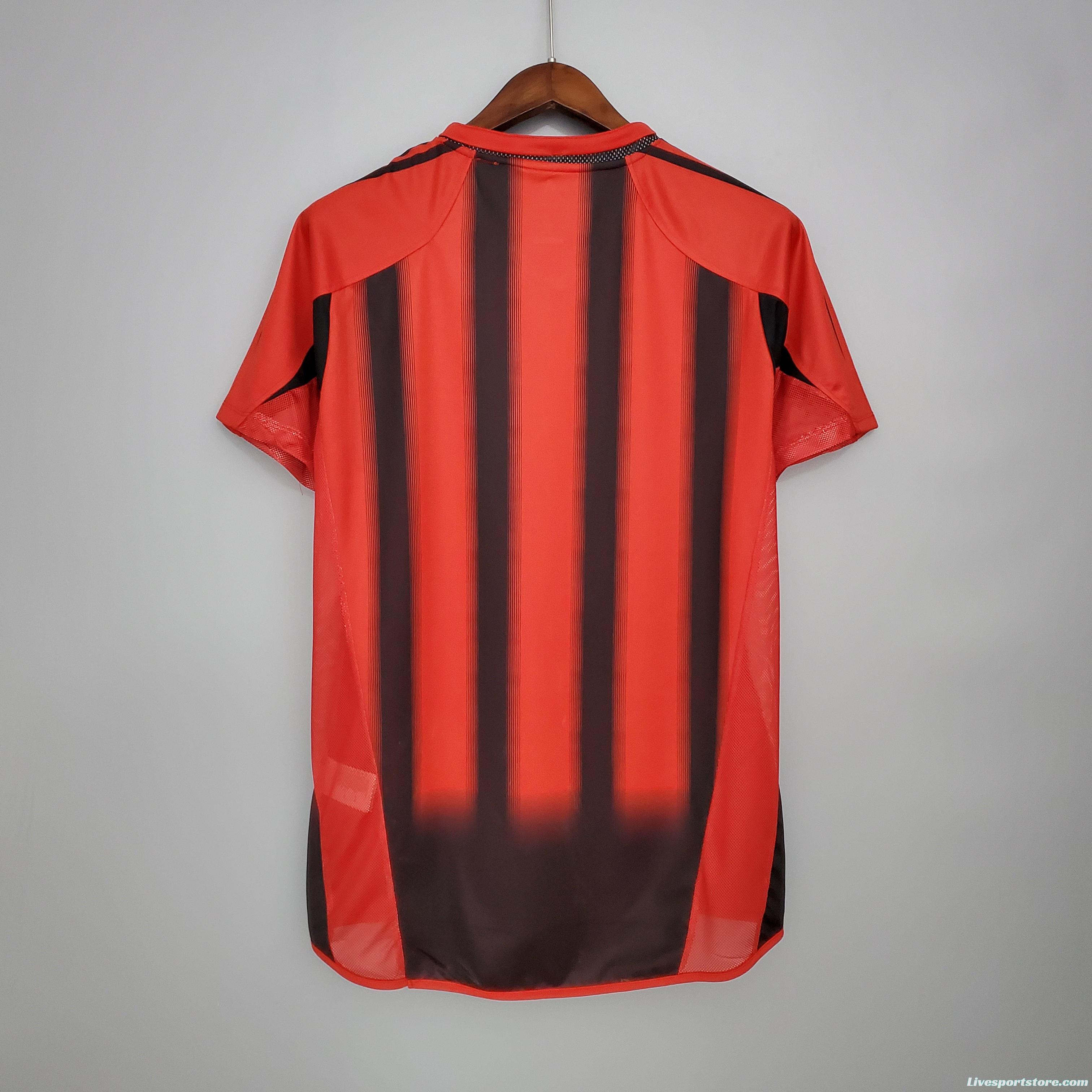 Retro 04/05 AC Milan home Soccer Jersey