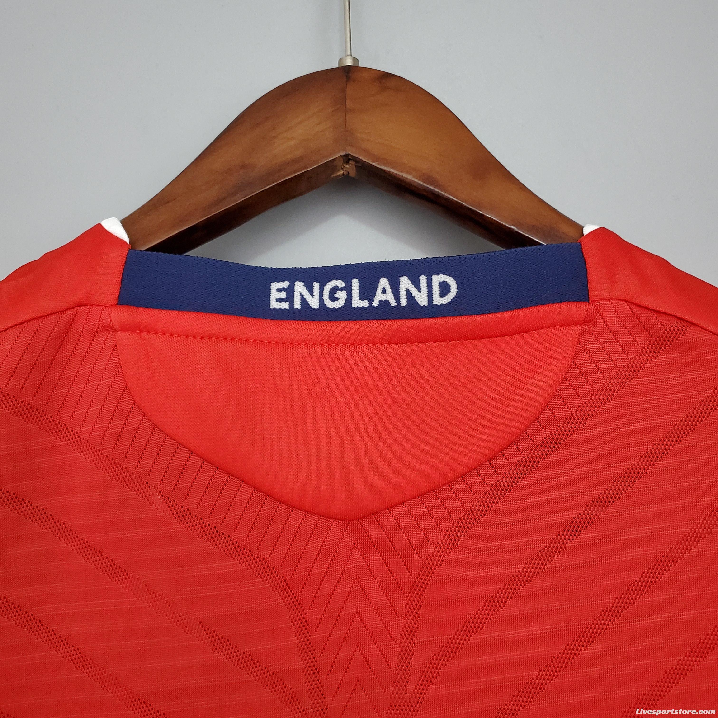 Retro England 08/10 away Soccer Jersey