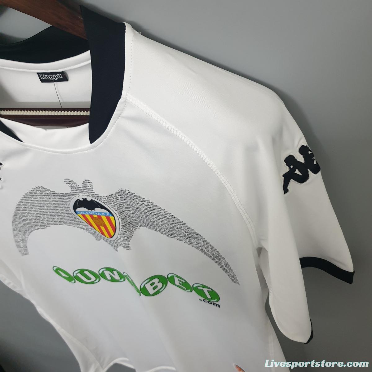 retro shirt Valencia 09/10 home Soccer Jersey