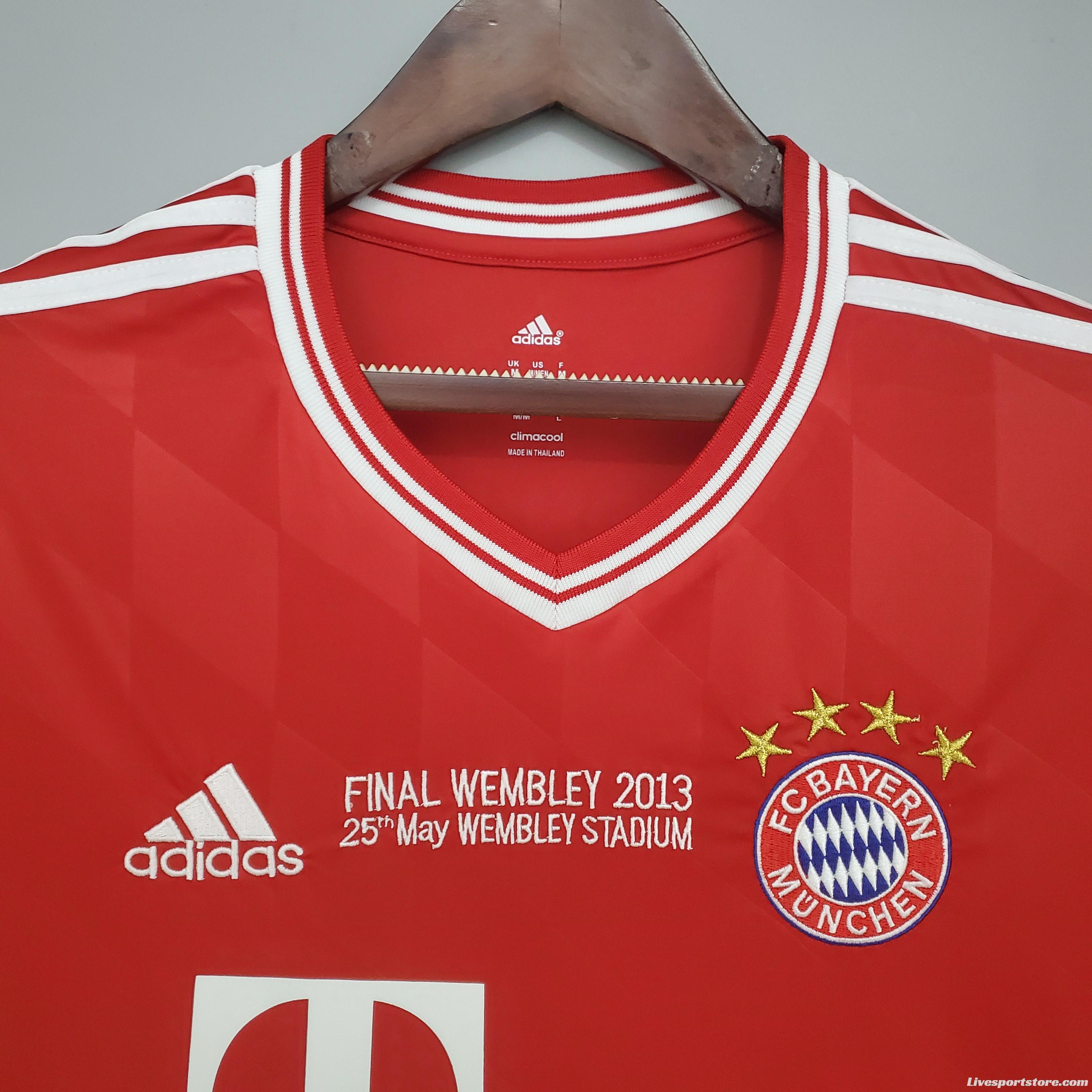 Retro Bayern Munich 12/13 Champions League home Soccer Jersey