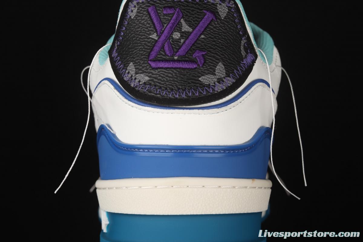 Authentic LV 2021s LV Trainer is limited to the latest color matching in autumn