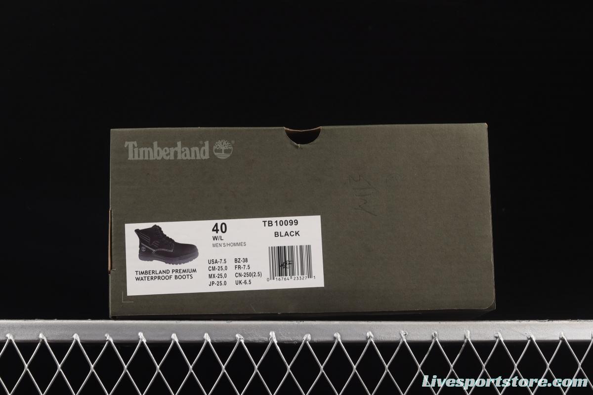 Timberland 21ss autumn and winter new mid-top casual shoes TB10099BLACK