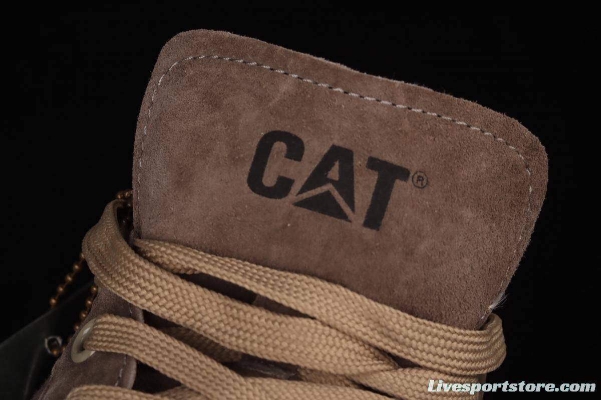 CAT FOOTWEAR/ CAT Carter 21SS autumn new vintage fashion shoes series leisure board shoes P720536 light coffee