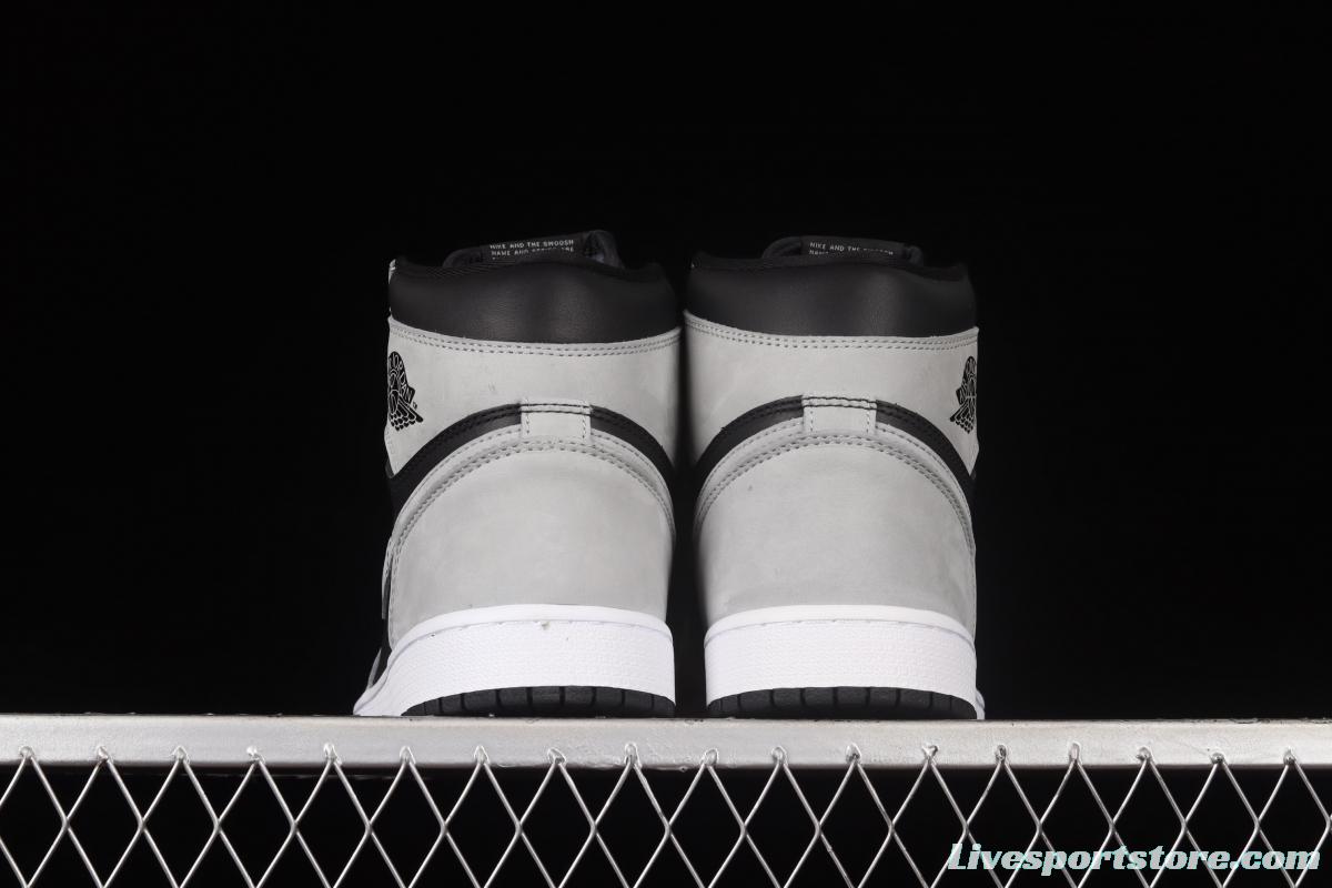 Air Jordan 1 High Gao Bang Gray Panda Shadow Gray 2.0 555088-035