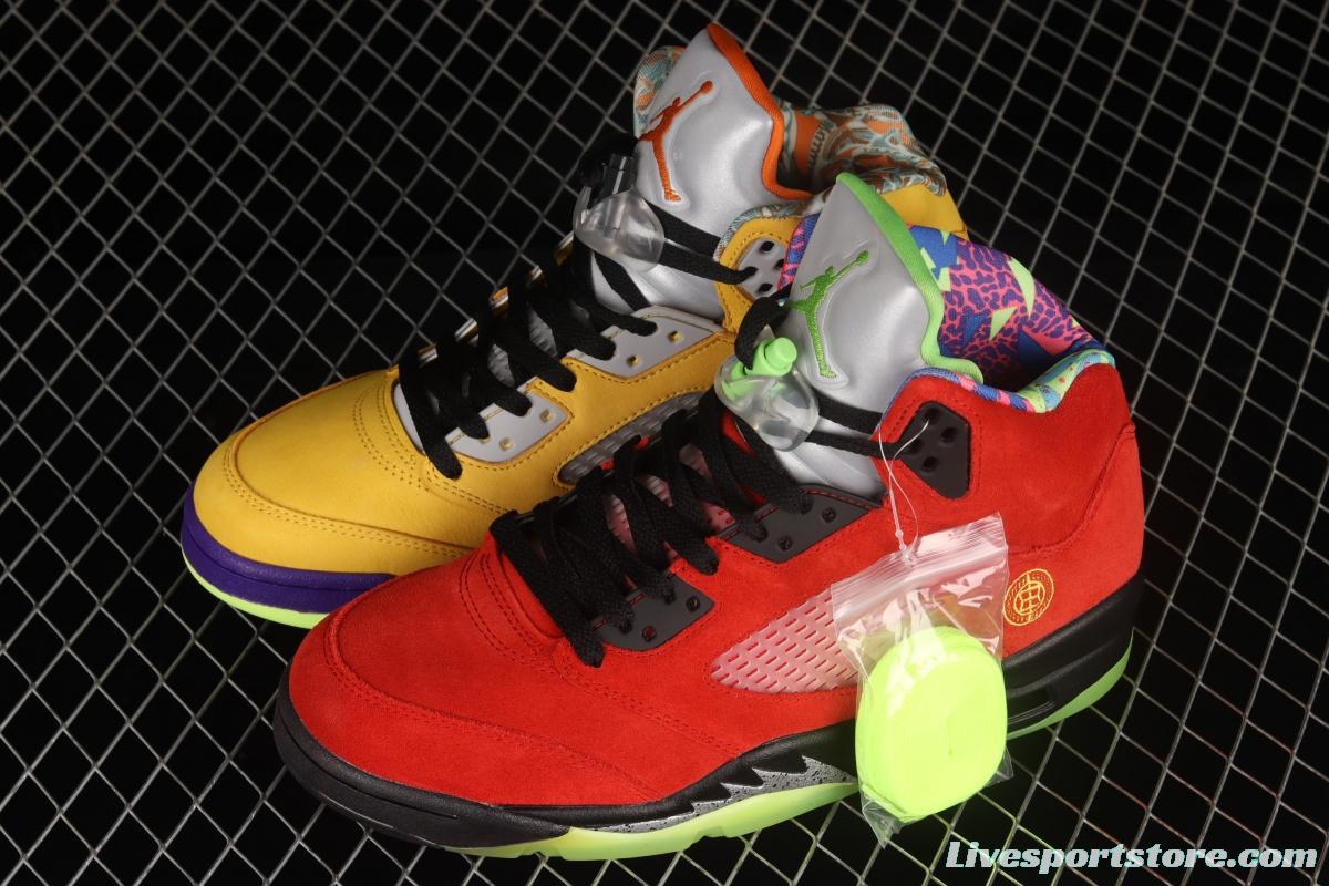 Air Jordan 5 What The red and yellow mandarin duck CZ5725-700