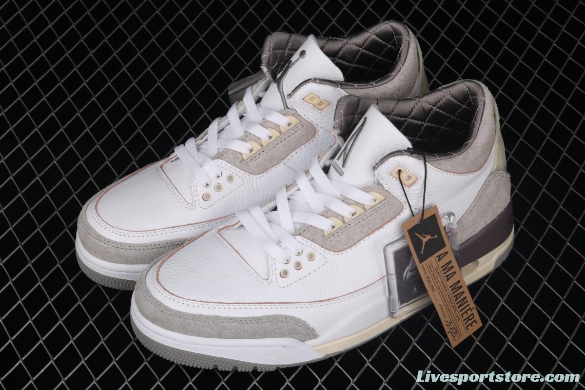 A Ma Mani é re x Air Jordan 3 AJ3 Joe 3 co-branded basketball shoes DH3434-110