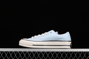 Converse Chuck 70s summer new color water blue new color matching low upper casual board shoes 570789C