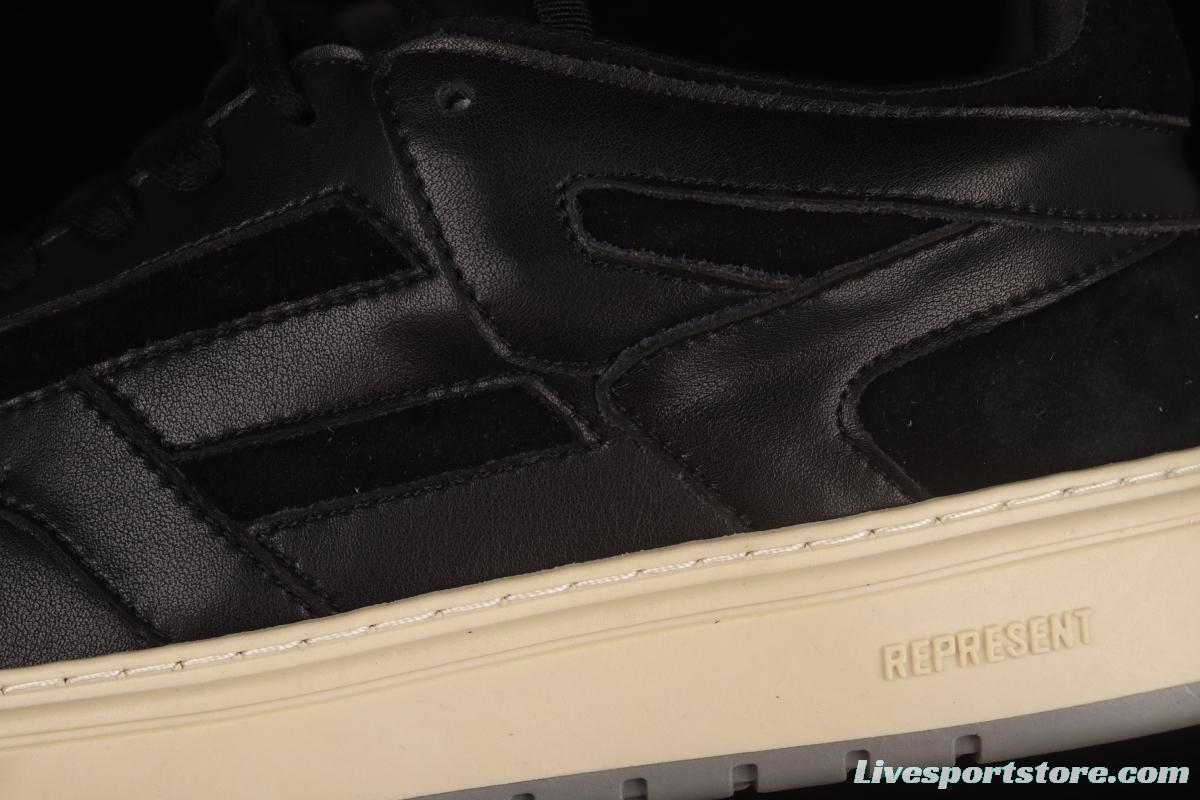 Represent Reptor Low Pharaoh's same series board shoes are black