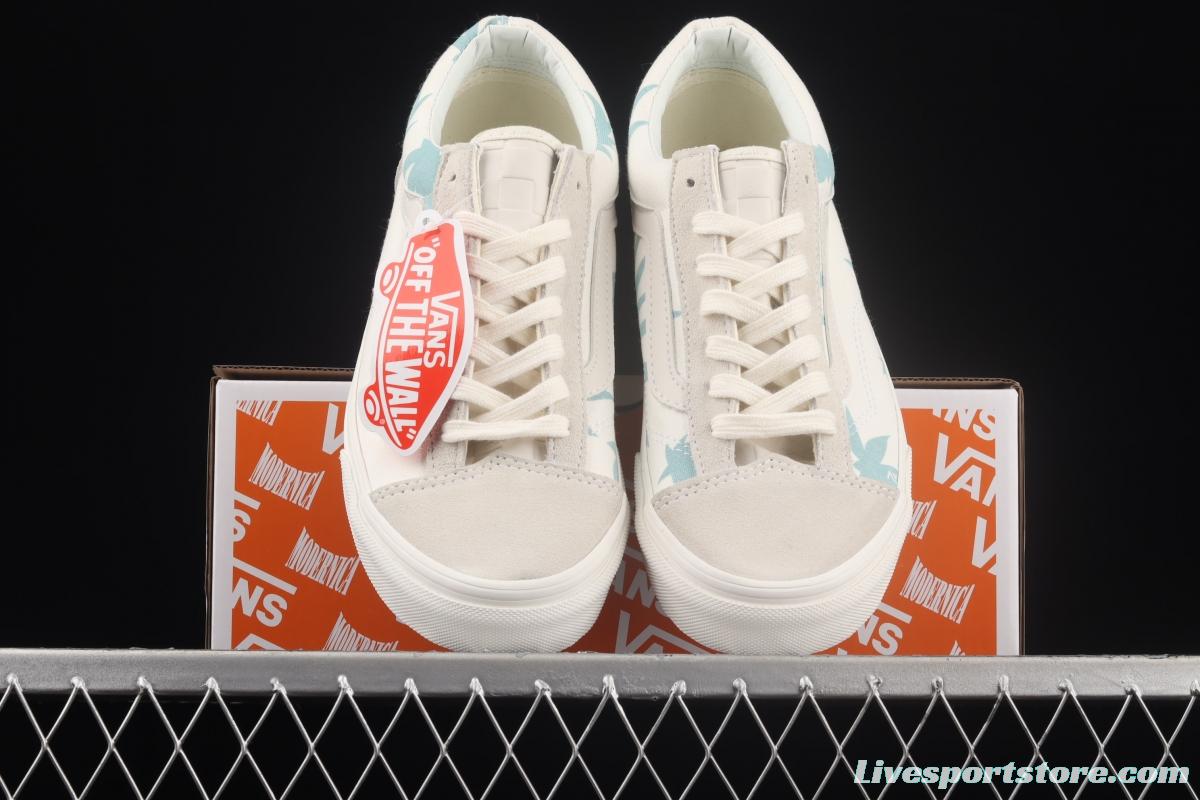 Vans Style 36 Og lx White Palm Maple Leaf casual Board shoes VN0A54F6XC8