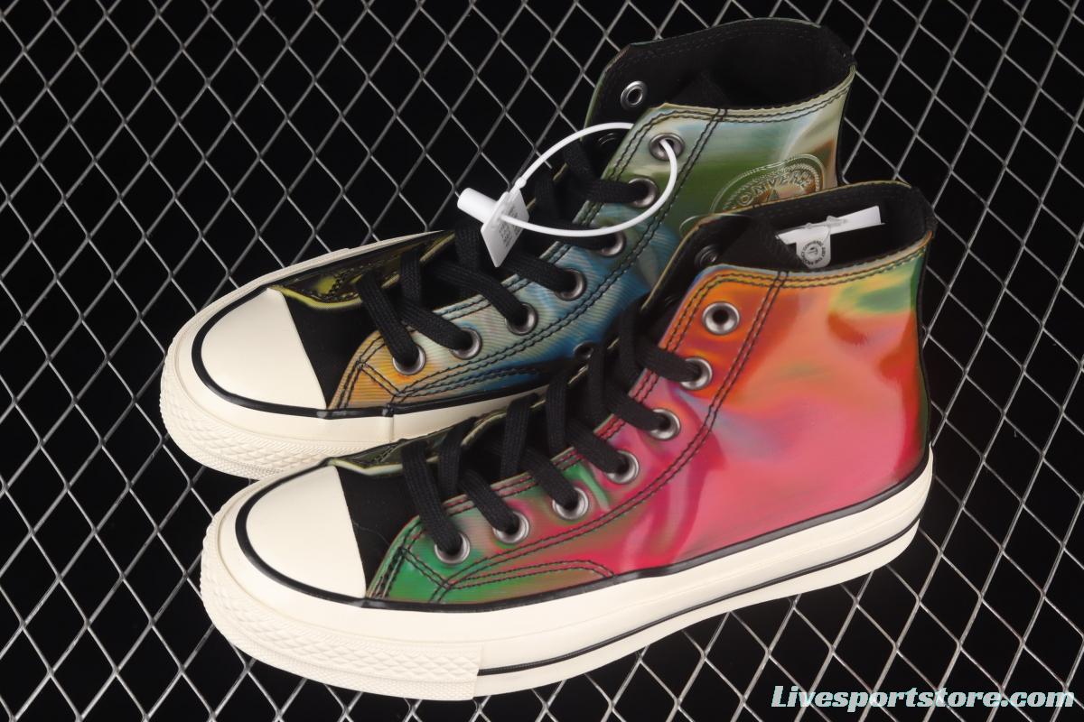 Converse Chuck70 color artificial leather chameleon high-top leisure board shoes 170495C