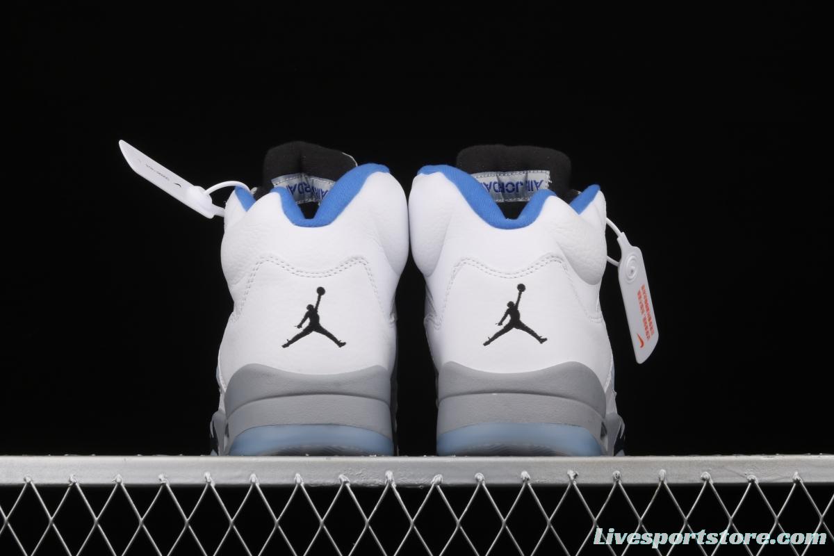 Air Jordan 5 Stealth 2.0 White and Blue DD0587-140