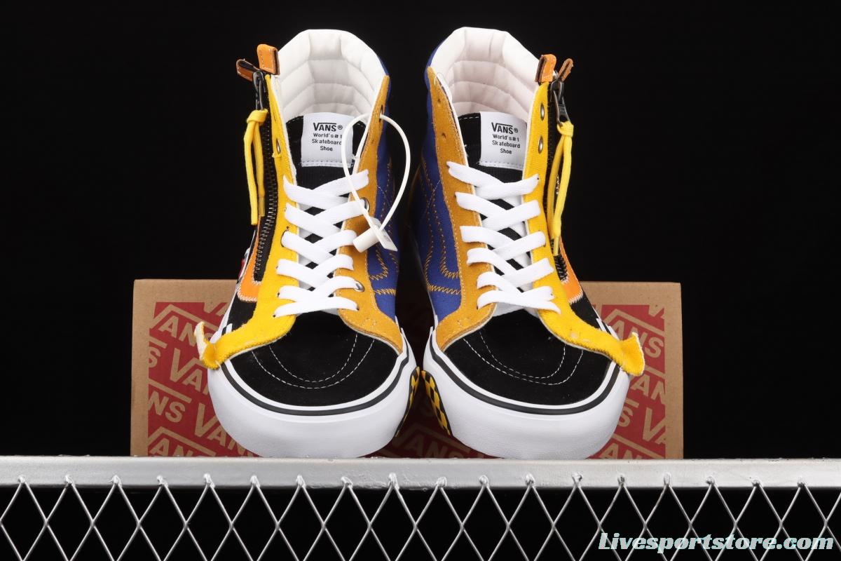 Vans SK8-Hi Reissue Ca Vance deconstructs and splices VN0A3WM15FG of high-top vulcanized shoes