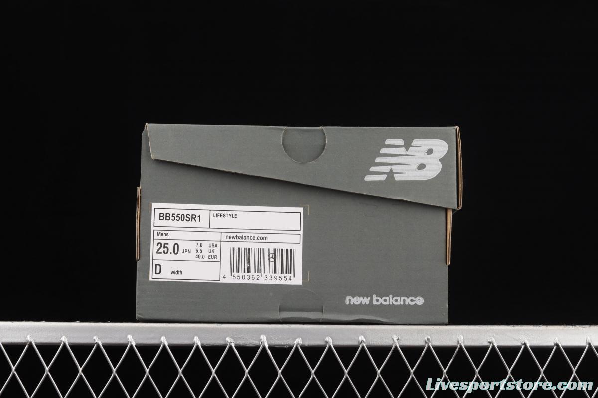 New Balance BB550 series new balanced leather neutral casual running shoes BB550SR1