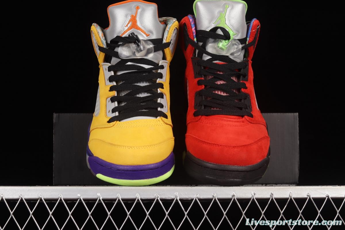 Air Jordan 5 What The red and yellow mandarin duck CZ5725-700