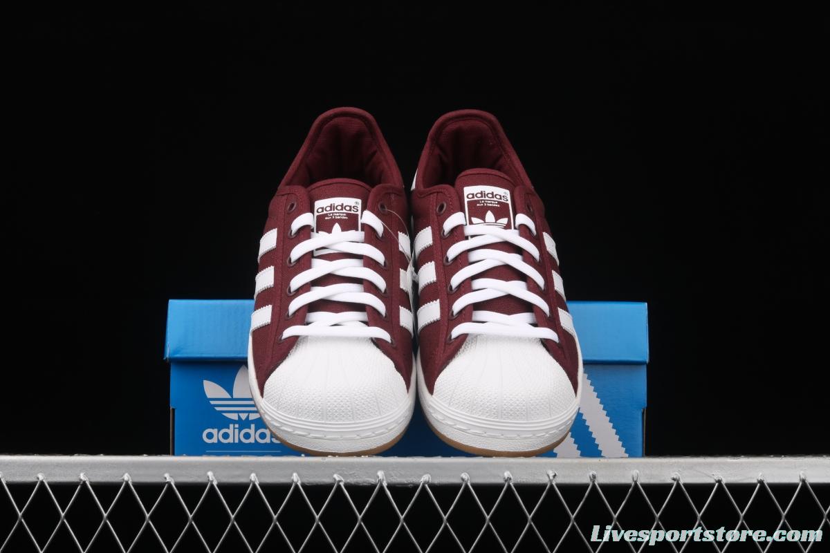 Adidas Originals Superstar S82573 shell head canvas breathable casual board shoes