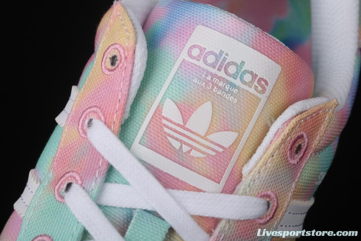 Adidas Superstar Originals Superstar FY1268 Rainbow 3D painted Shell head Classic Leisure Sports Board shoes