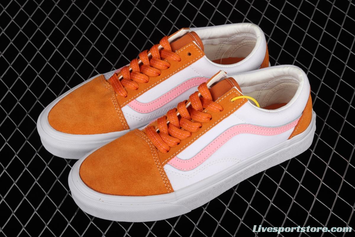 Vans Old Skool official website correct version 2021 orange soda 2.0low-top casual board shoes VN0A38G19XE