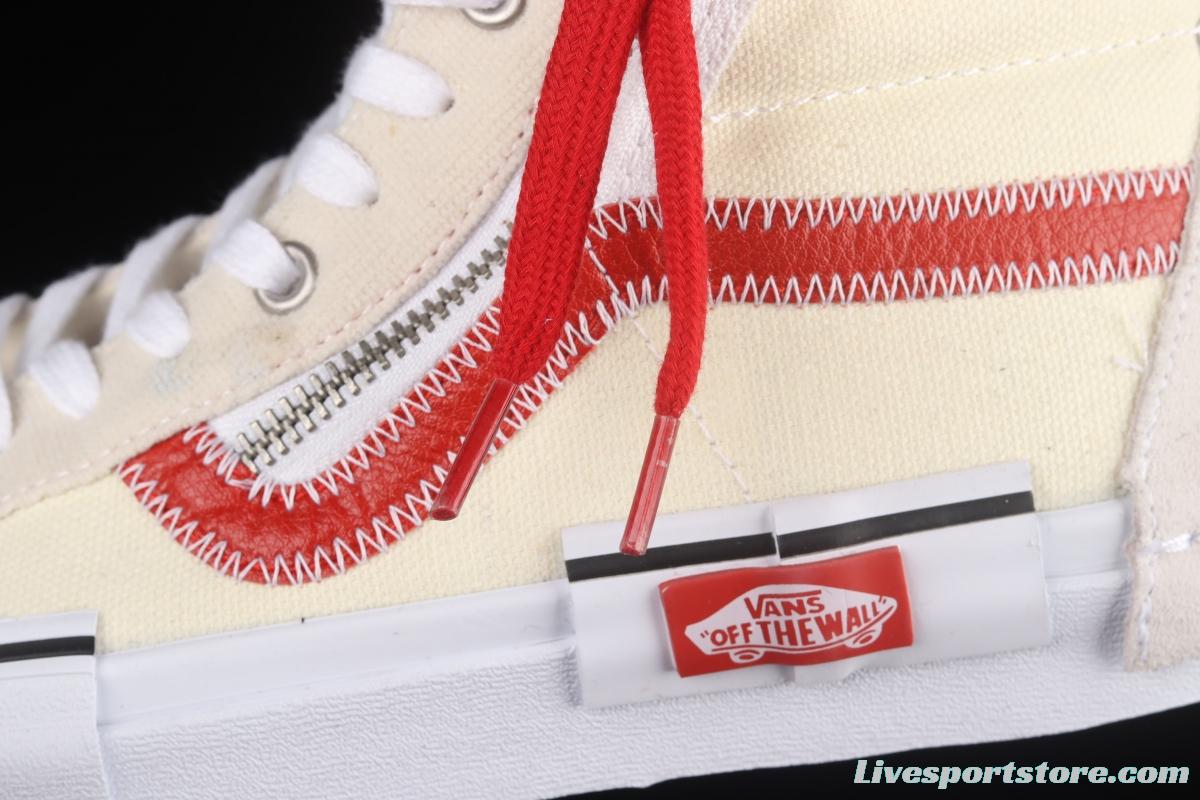 Vans Vault Sk8-Hi Reissue Ca deconstructionism high-top canvas vulcanized shoes VN0A3WM130L