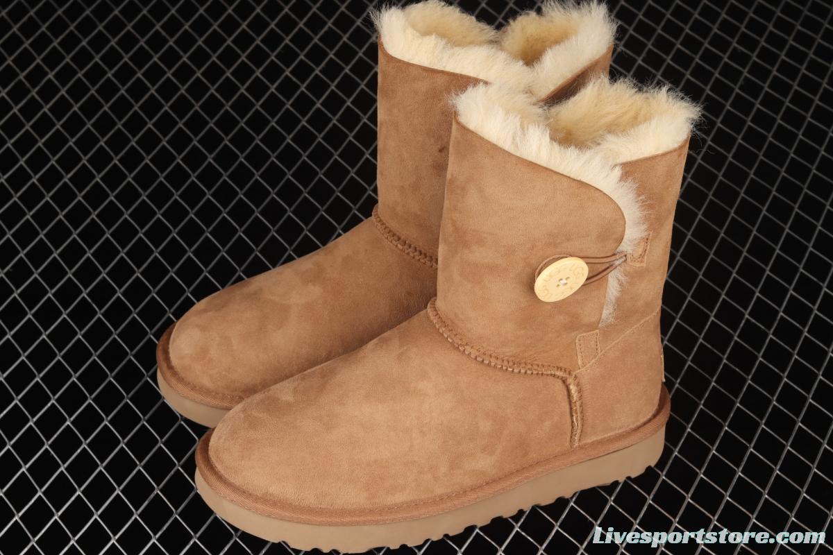 UGG classic button series sheepskin integrated snow boots 1016226