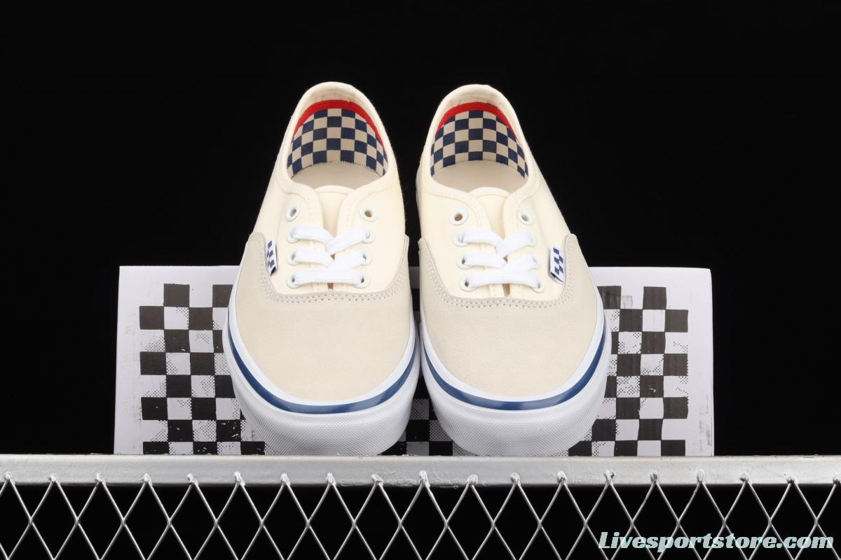 Vans Skate Authentic Pro series rice-white low-top casual board shoes VN0A5FC8OFW