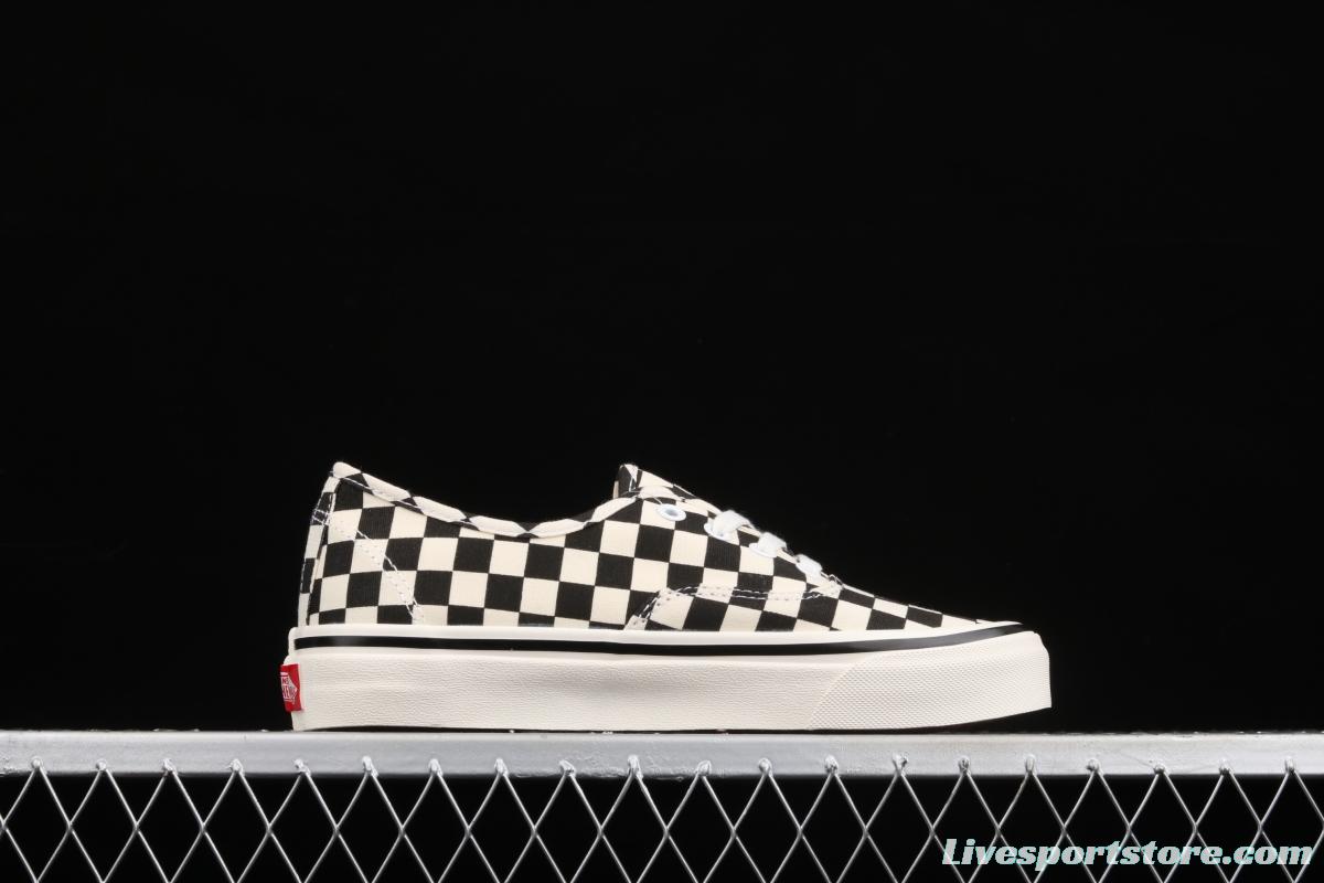 Vans Old Skool Anaheim blue standard four-hole low-side checkerboard vulcanized casual shoes VN0A38ENOAK