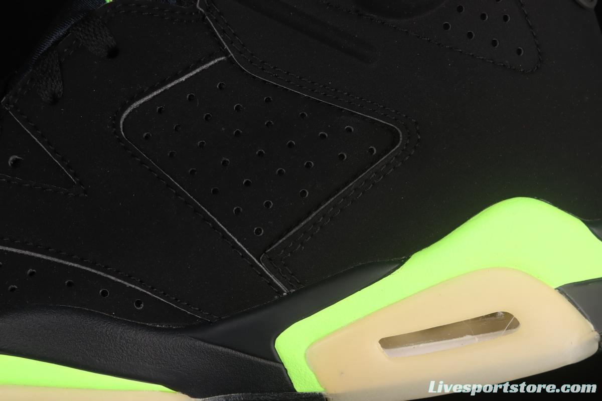 Air Jordan 6 Electric Green suede black green CT8529-003