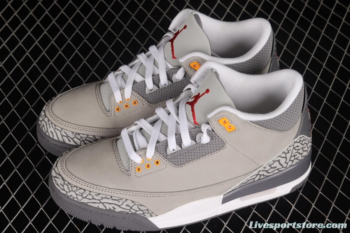 Air Jordan 3 Cool Grey AJ3 Joe 3 Grey Wolf CT8532-012