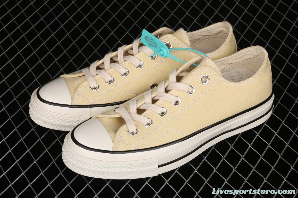 Converse 70s spring new color green cream yellow low-top casual board shoes 170793C