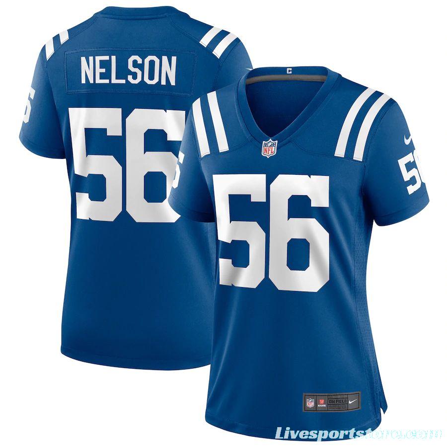 Women's Quenton Nelson Royal Player Limited Team Jersey