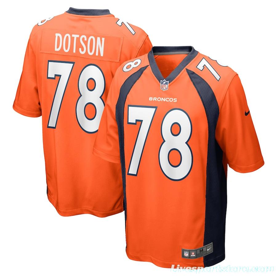 Men's Demar Dotson Orange Player Limited Team Jersey