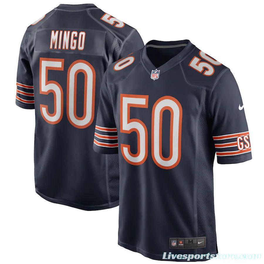 Men's Barkevious Mingo Navy Player Limited Team Jersey