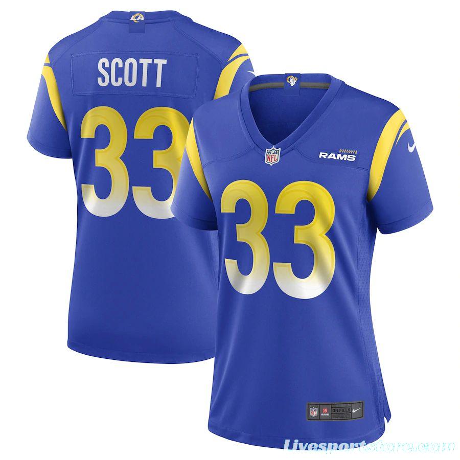 Women's Nick Scott Royal Player Limited Team Jersey