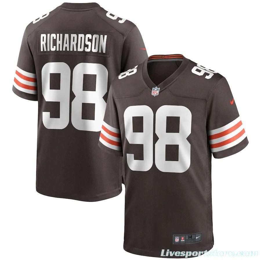 Men's Sheldon Richardson Brown Player Limited Team Jersey