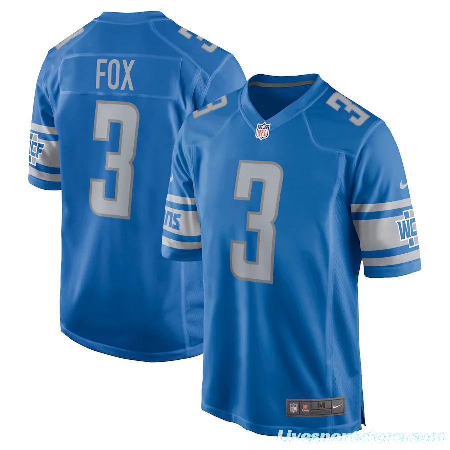 Men's Jack Fox Blue Player Limited Team Jersey