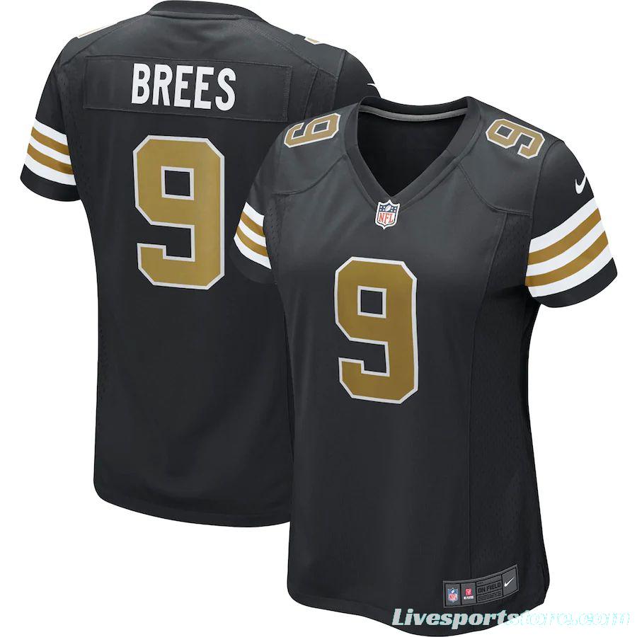 Women's Drew Brees Black Alternate Player Limited Team Jersey