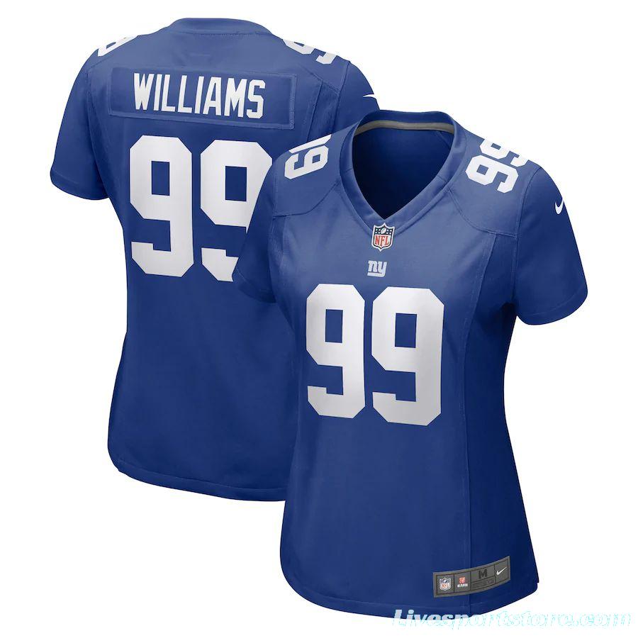 Women's Leonard Williams Royal Player Limited Team Jersey