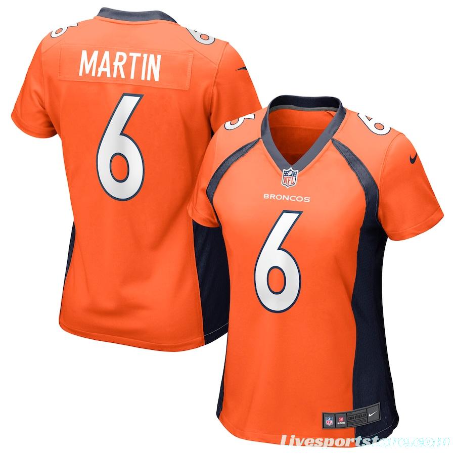 Women's Sam Martin Orange Player Limited Team Jersey