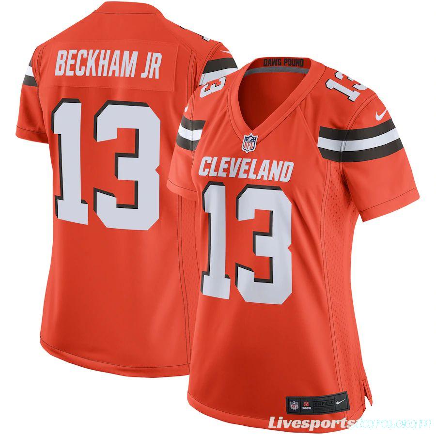 Women's Odell Beckham Jr Orange Player Limited Team Jersey