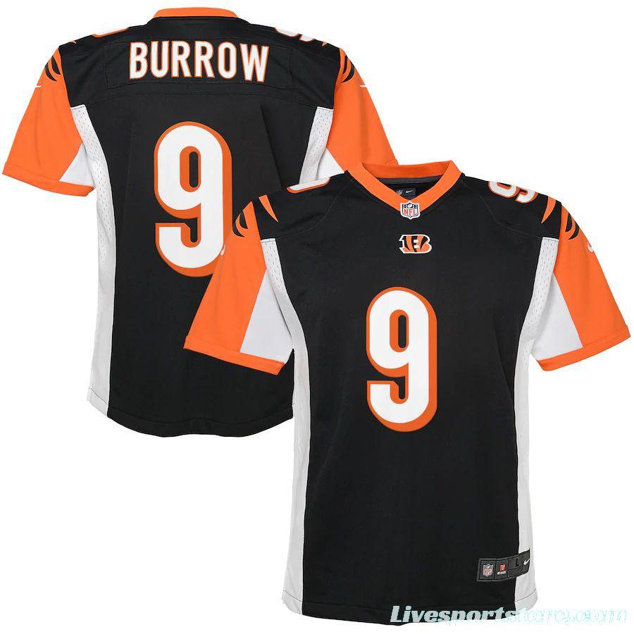 Youth Joe Burrow Black 2020 Draft First Round Pick Player Limited Team Jersey