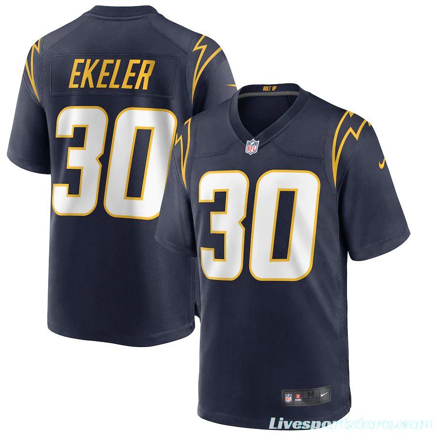 Men's Austin Ekeler Navy Alternate Player Limited Team Jersey