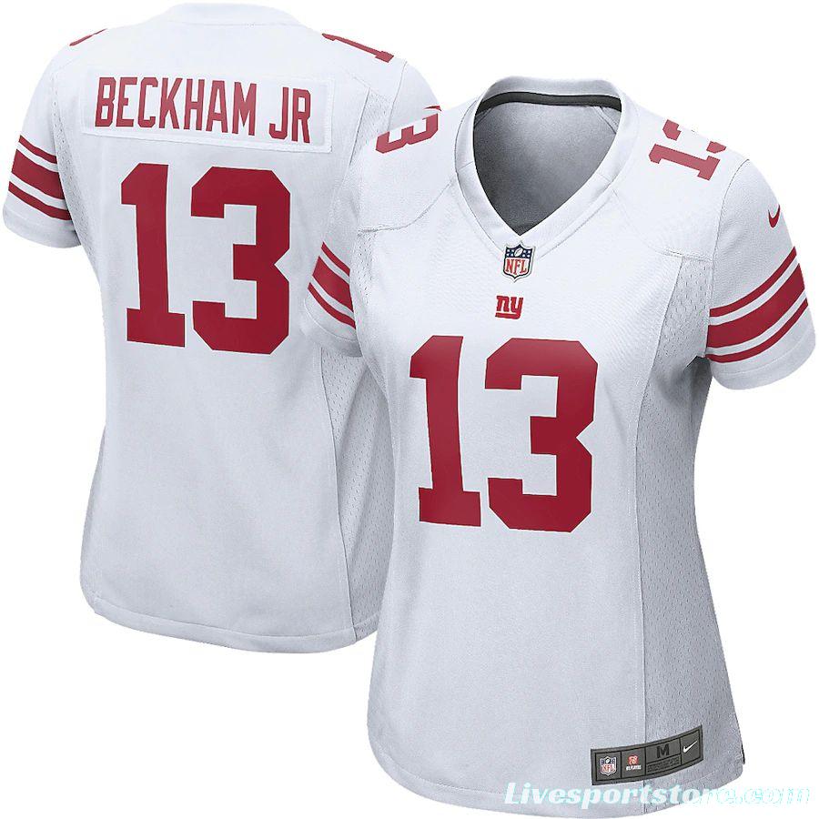 Women's Odell Beckham Jr White Player Limited Team Jersey